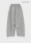 (UNISEX) Absorb Wide Elastic String Pants