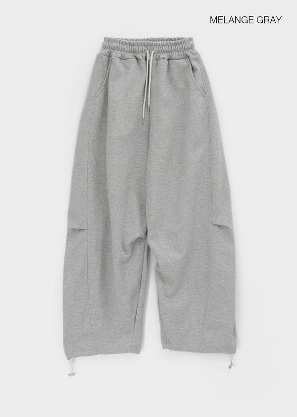 (UNISEX) Absorb Wide Elastic String Pants