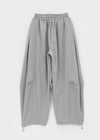 (UNISEX) Absorb Wide Elastic String Pants