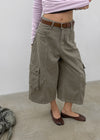 Bespo Bermuda Cargo Pants (Belt Set)