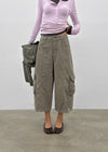 Bespo Bermuda Cargo Pants (Belt Set)