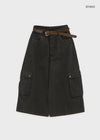 Bespo Bermuda Cargo Pants (Belt Set)