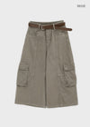 Bespo Bermuda Cargo Pants (Belt Set)