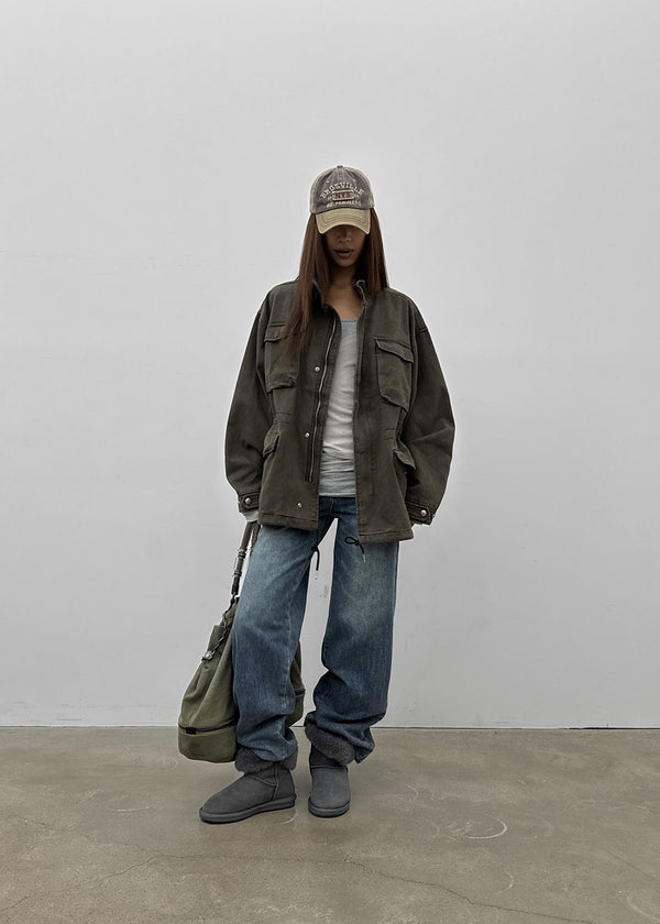 [MADE] Glot Low-Waist Straight Denim Pants