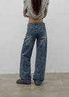 [MADE] Glot Low-Waist Straight Denim Pants