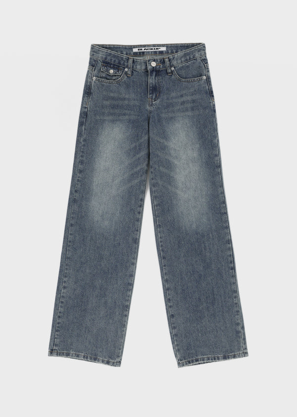 [MADE] Glot Low-Waist Straight Denim Pants
