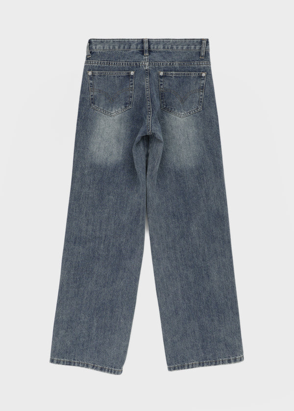 [MADE] Glot Low-Waist Straight Denim Pants