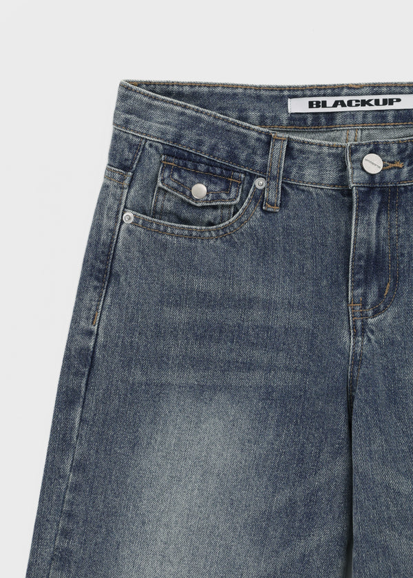 [MADE] Glot Low-Waist Straight Denim Pants
