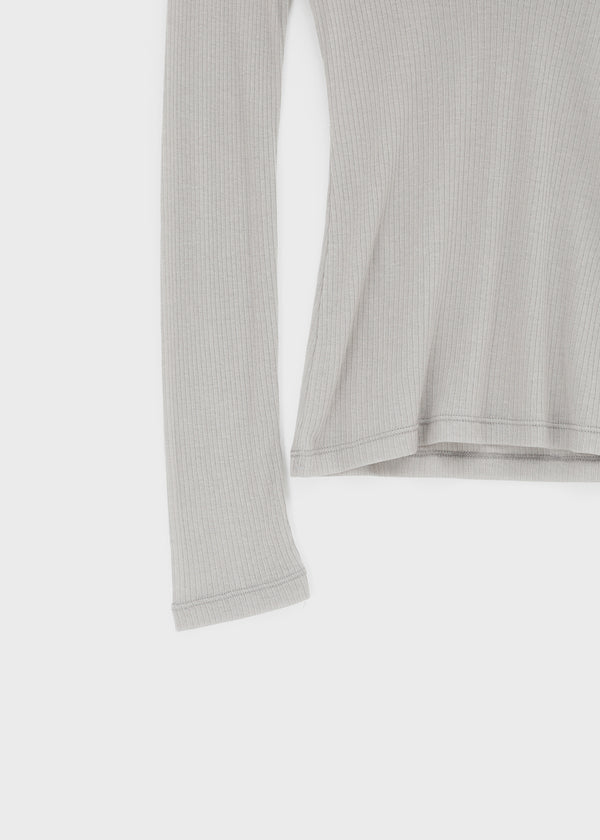 Rochem Deep V-Neck Hooded Long Sleeve Tee