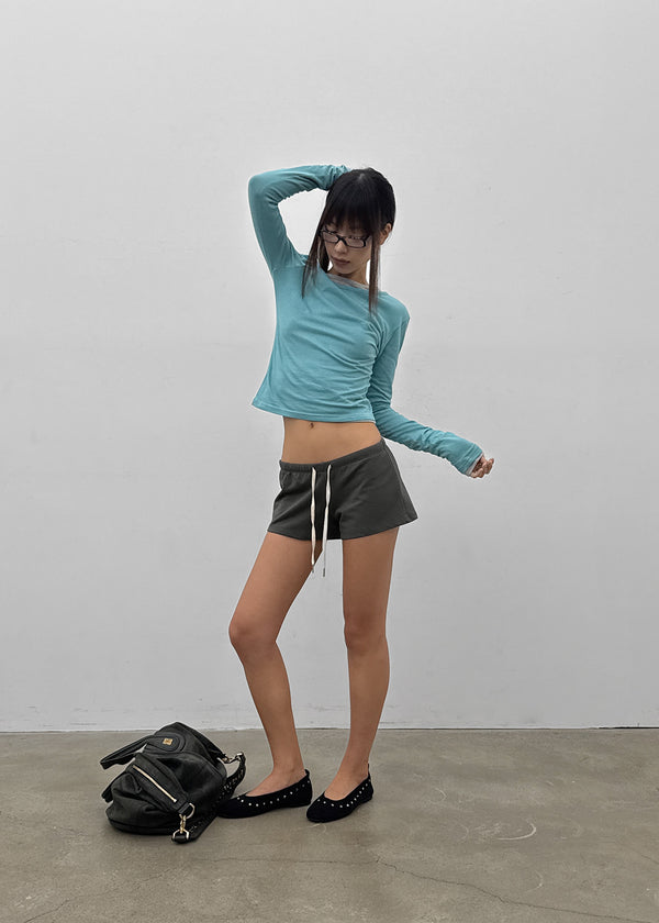 [MADE] Celity Low-Waist Elastic Shorts