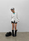 (UNISEX) Vibe Loose Fit Two-Way Zip-Up Hoodie