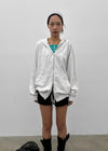 (UNISEX) Vibe Loose Fit Two-Way Zip-Up Hoodie