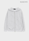 (UNISEX) Vibe Loose Fit Two-Way Zip-Up Hoodie