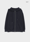 (UNISEX) Vibe Loose Fit Two-Way Zip-Up Hoodie