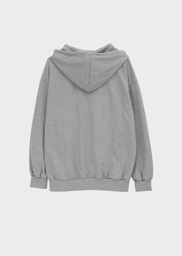 (UNISEX) Vibe Loose Fit Two-Way Zip-Up Hoodie