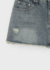 [MADE] Glot Low-Waist Denim Mini Skirt Pants