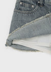 [MADE] Glot Low-Waist Denim Mini Skirt Pants