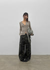 This Man Camo Wide Cargo Pants (Belt Set)