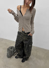 This Man Camo Wide Cargo Pants (Belt Set)