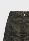 This Man Camo Wide Cargo Pants (Belt Set)
