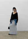 [MADE] Budri Deep V-Neck Knit