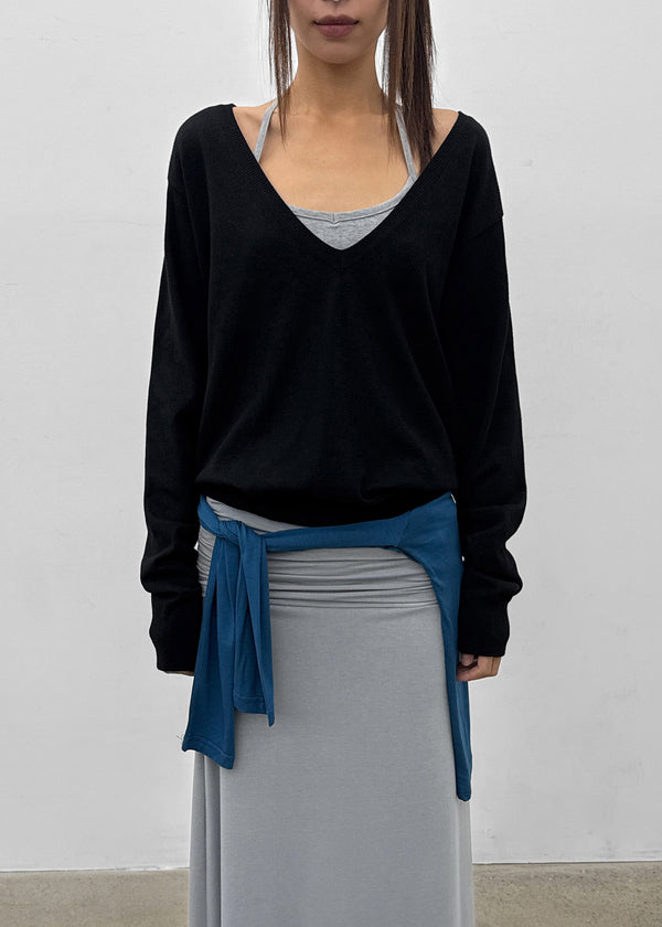 [MADE] Budri Deep V-Neck Knit