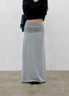 Trog shirred long skirt