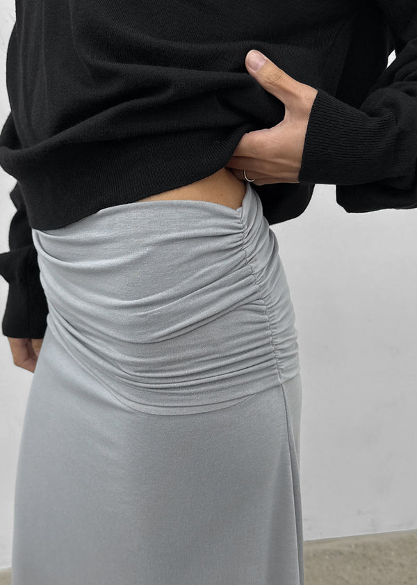 Trog shirred long skirt