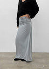 Trog shirred long skirt