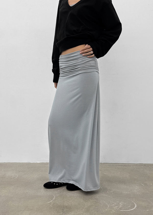Trog shirred long skirt