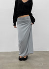 Trog shirred long skirt