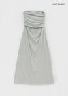 Trog shirred long skirt