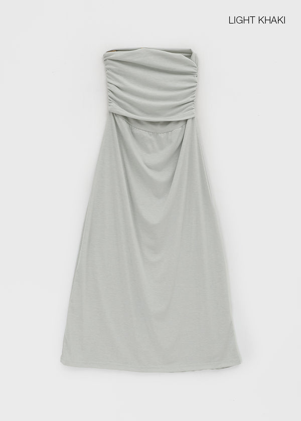Trog shirred long skirt