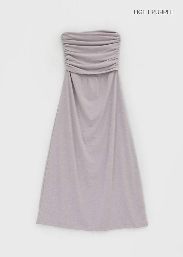 Trog shirred long skirt