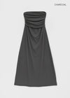 Trog shirred long skirt