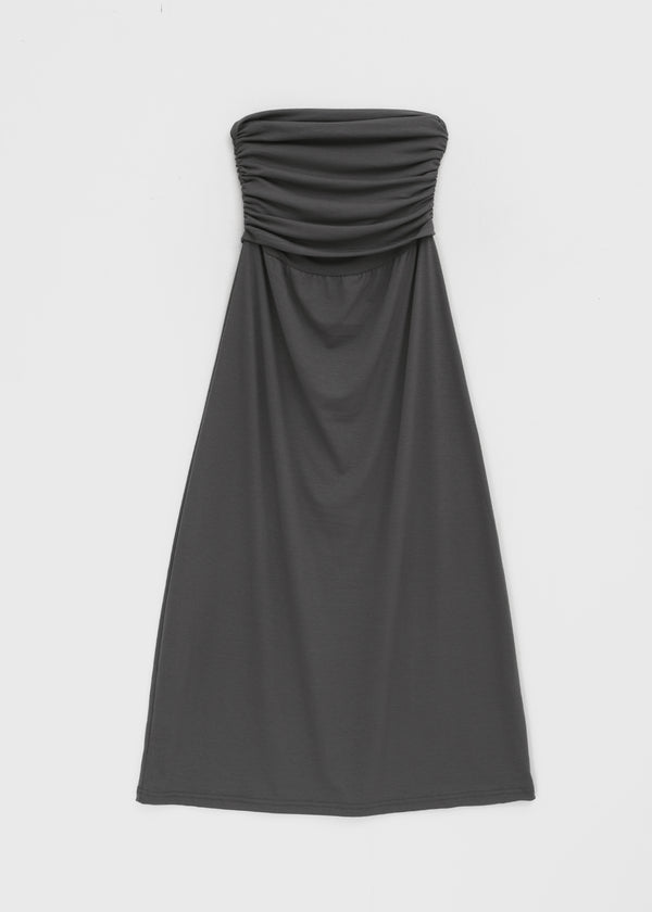 Trog shirred long skirt
