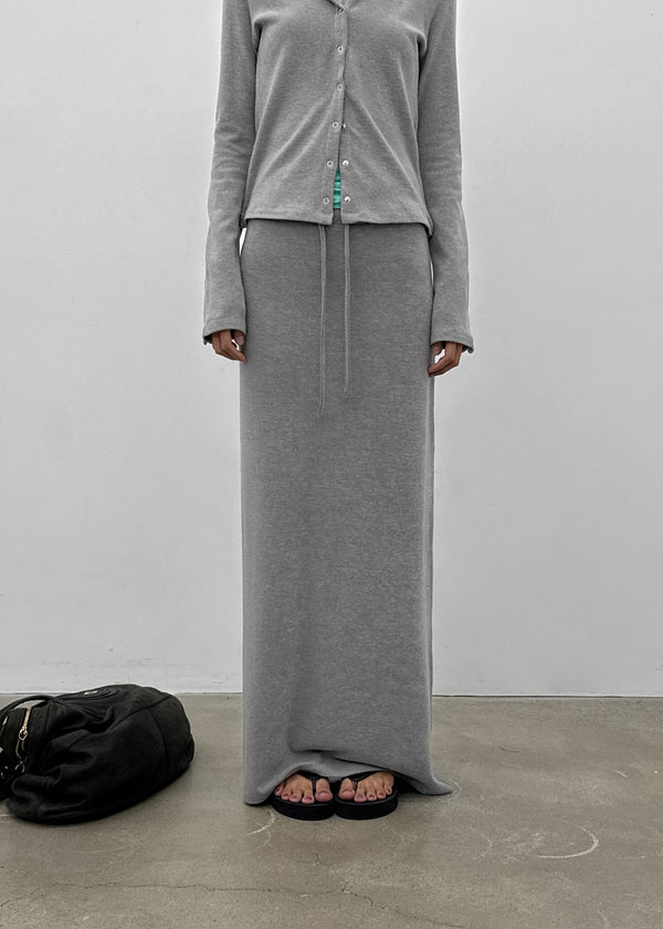 [MADE] Mibel Knit-like Maxi Long Skirt
