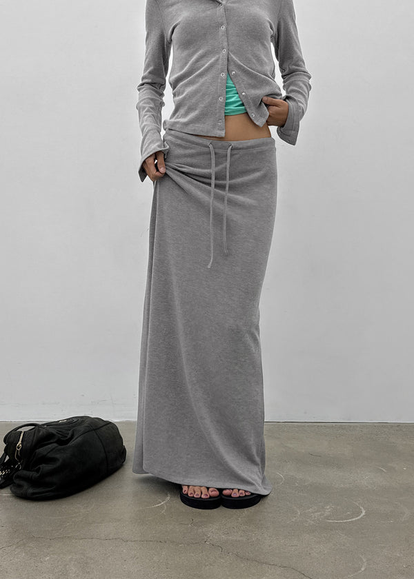 [MADE] Mibel Knit-like Maxi Long Skirt
