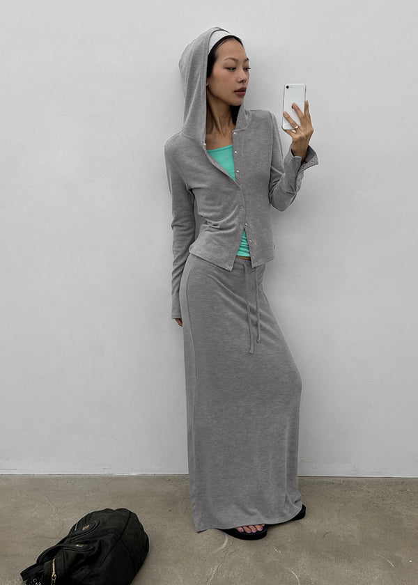 [MADE] Mibel Knit-like Maxi Long Skirt