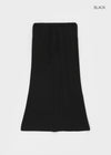 Distub slit maxi long skirt