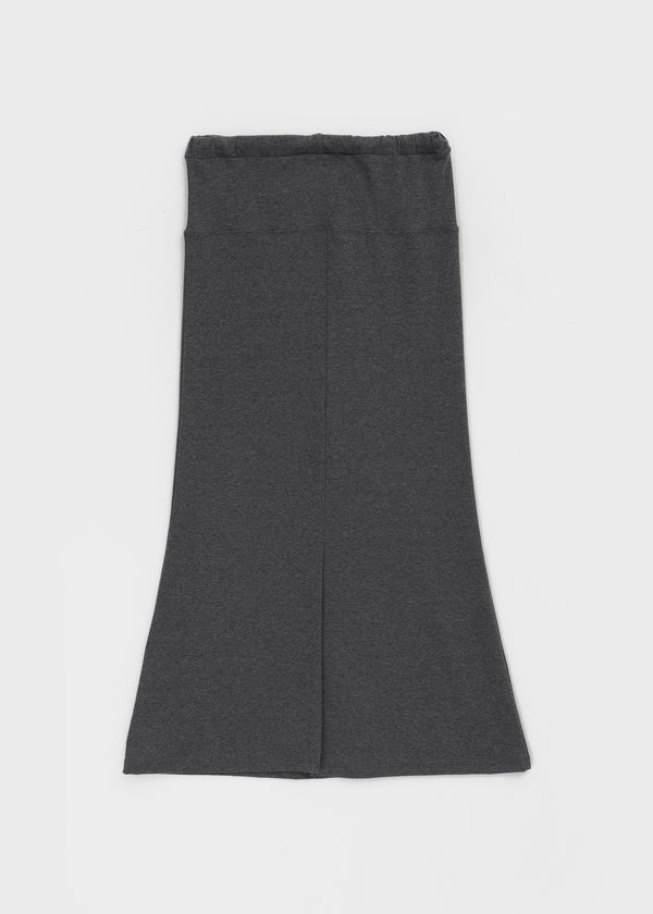 Distub slit maxi long skirt