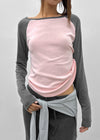 [MADE] Grande Soft Raglan Long Sleeve Tee