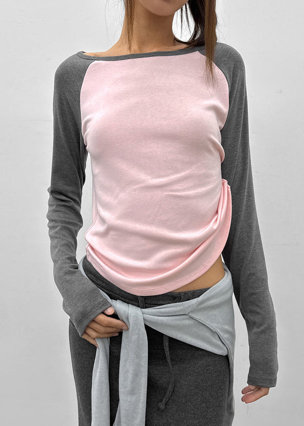 [MADE] Grande Soft Raglan Long Sleeve Tee