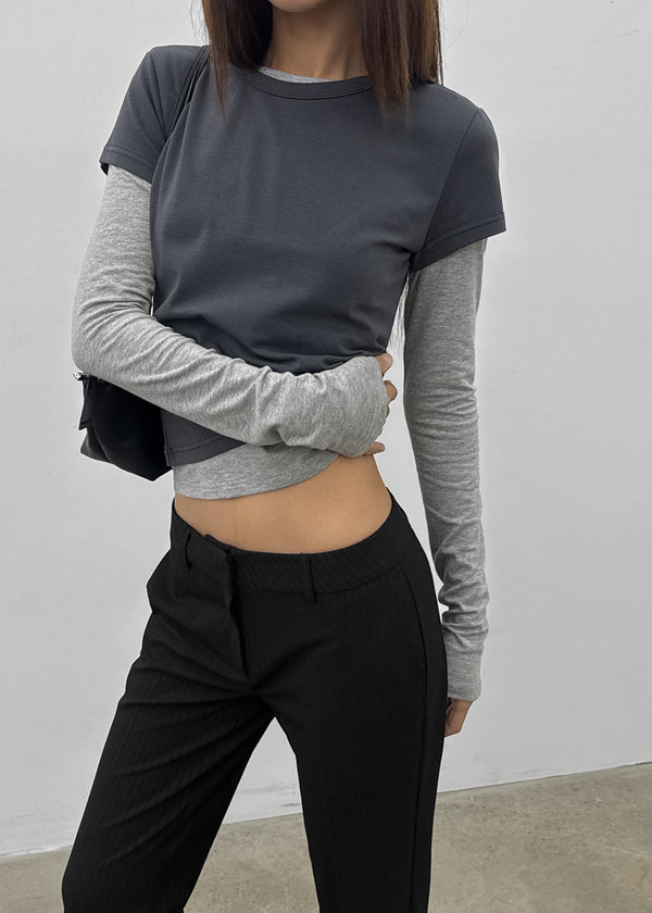 [MADE] Hiku Semi Low-Waist Bootcut Slacks