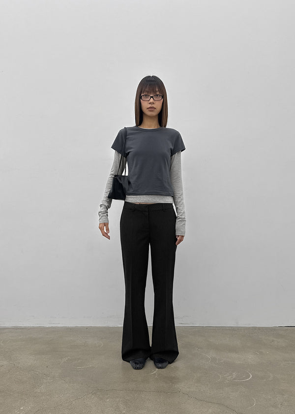 [MADE] Hiku Semi Low-Waist Bootcut Slacks