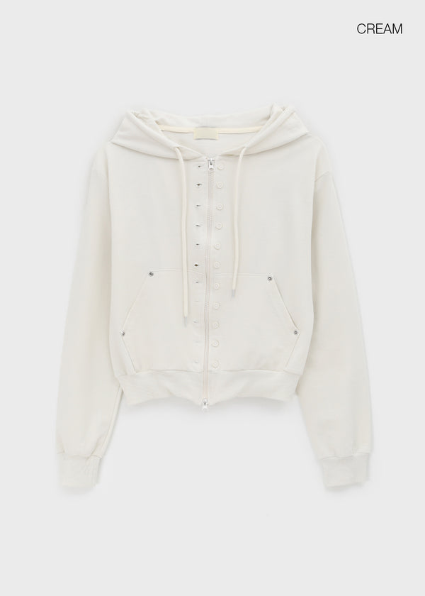Dez Button Hoodie