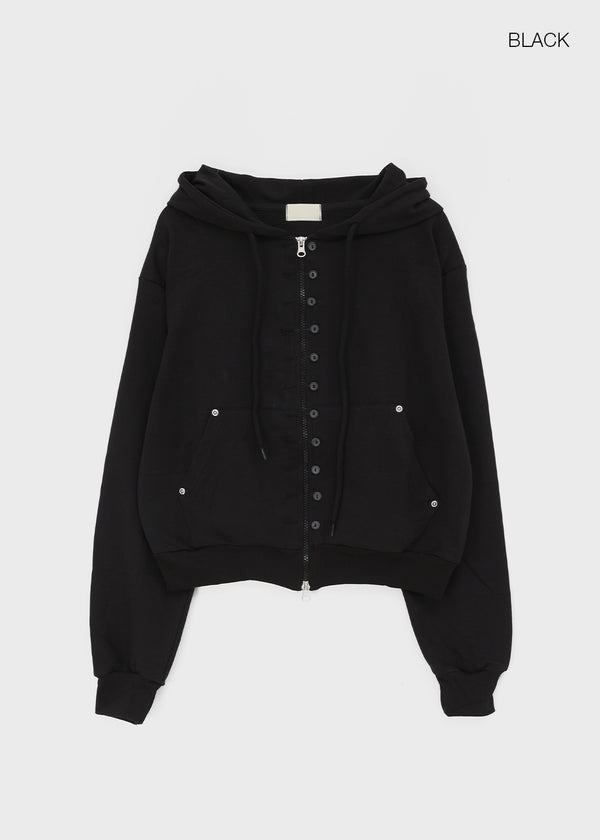 Dez Button Hoodie