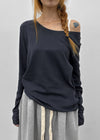 [MADE] Berun Wide Neck Long Sleeve Tee