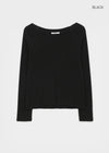 [MADE] Berun Wide Neck Long Sleeve Tee