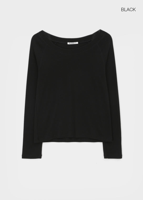 [MADE] Berun Wide Neck Long Sleeve Tee